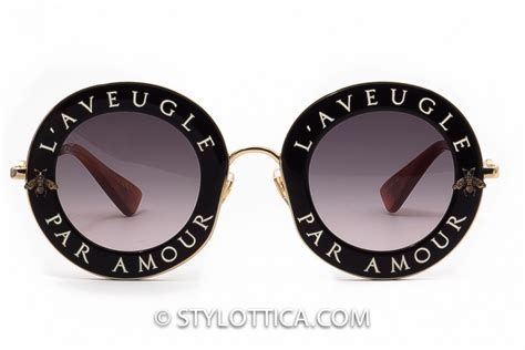 Lunettes de soleil L'aveugle par amour .